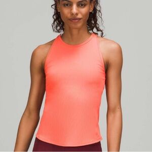 Lululemon Base Pace Ribbed Tank Top in Raspberry Cream
